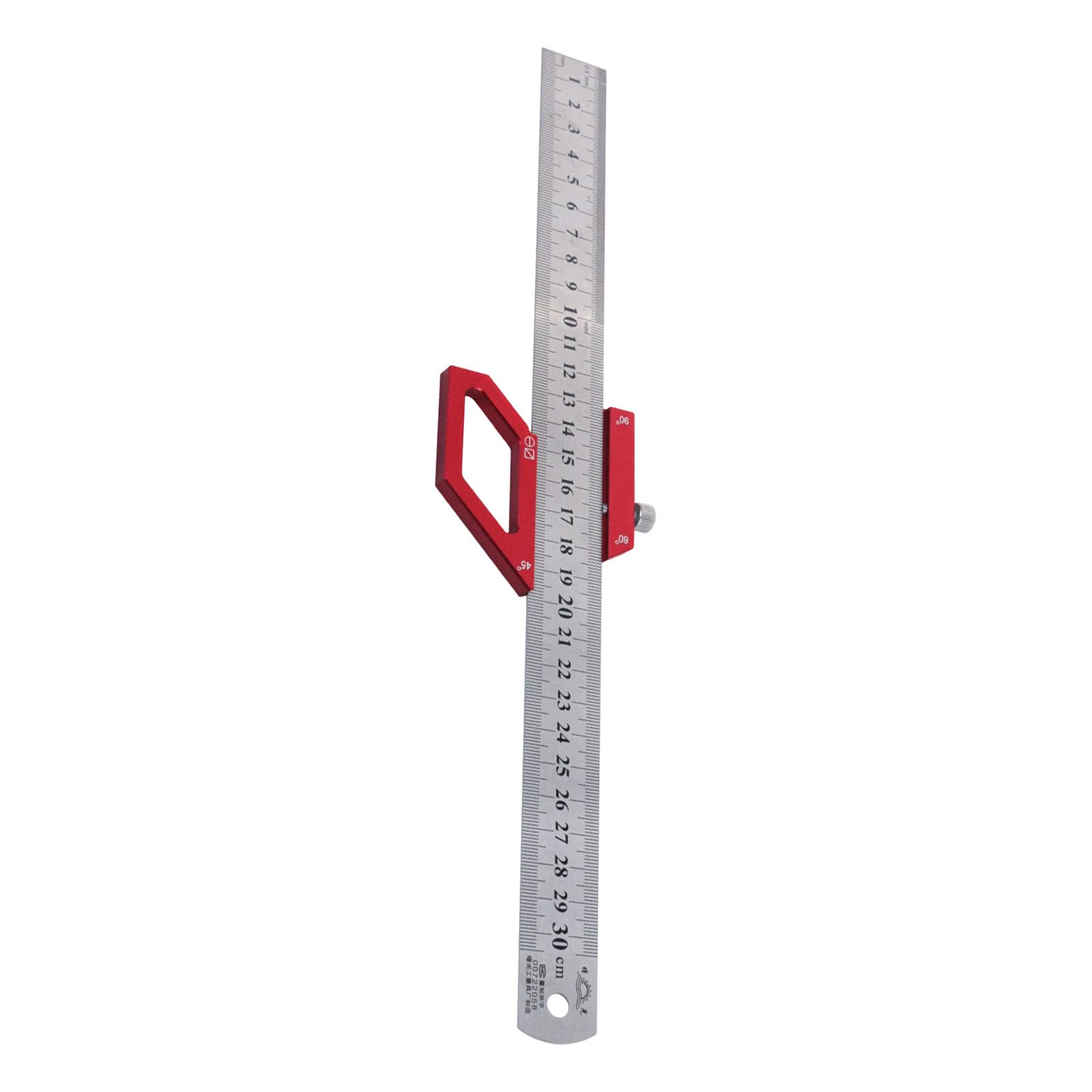 General Woodworking Arrangement Tool Combines Steel Scale Accuracy and Thin Mixture Frame for Flexible Corner Adjustments Multiple Corner Woodworking Marking Measure
