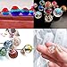 TuNan 12PCS Sphere Silicone Resin Molds 40/30/20mm, 3 Sizes, 3D Universe Spheroid Pendant Casting Moulds for Epoxy Resin Ball Jewelry Making Decoration