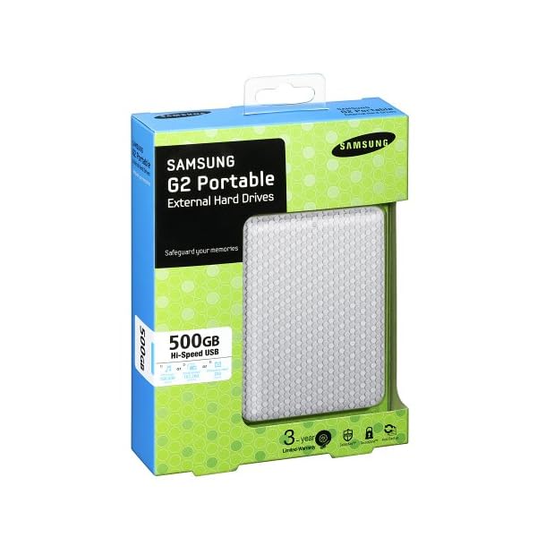Samsung HX-MU050DC/GW2 G2 Portable 500GB externe Festplatte (6,4 cm (2,5 Zoll)) silver white – Bild 6