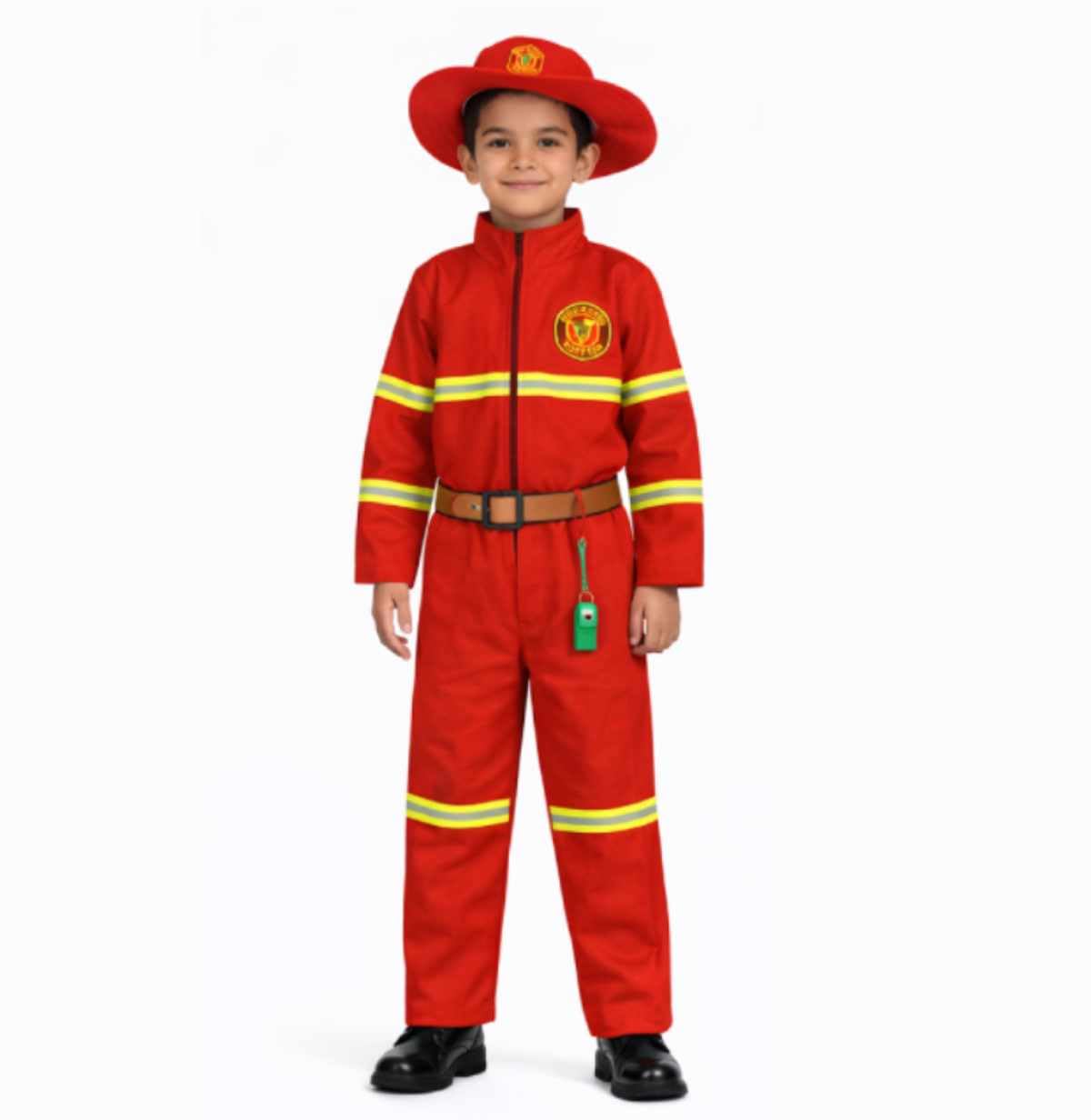 Community Helper Uniform Costume for Kids | Role Play pilot, Traffic police, Navy Fancy Dress for School Functions & Theme Parties-image-2