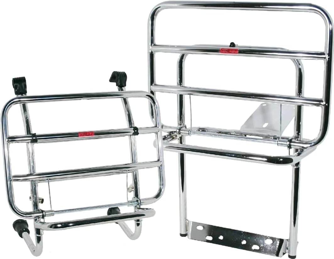 FACO Gepäckträger vorne hinten verchromt kompatibel Vespa PX/PE 125 150 200
