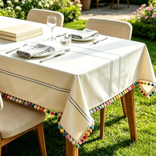 Cinta de pompones arco iris para decorar cortinas y ropa del hogar 7