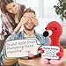 Mini Flamingo Crochet Positive Emotional Support Animal Gift for Birthday Graduation Anniversary, Handmade Cute Inspirational Plush Gift for Women Men Daughter Sister Friend(Positive)