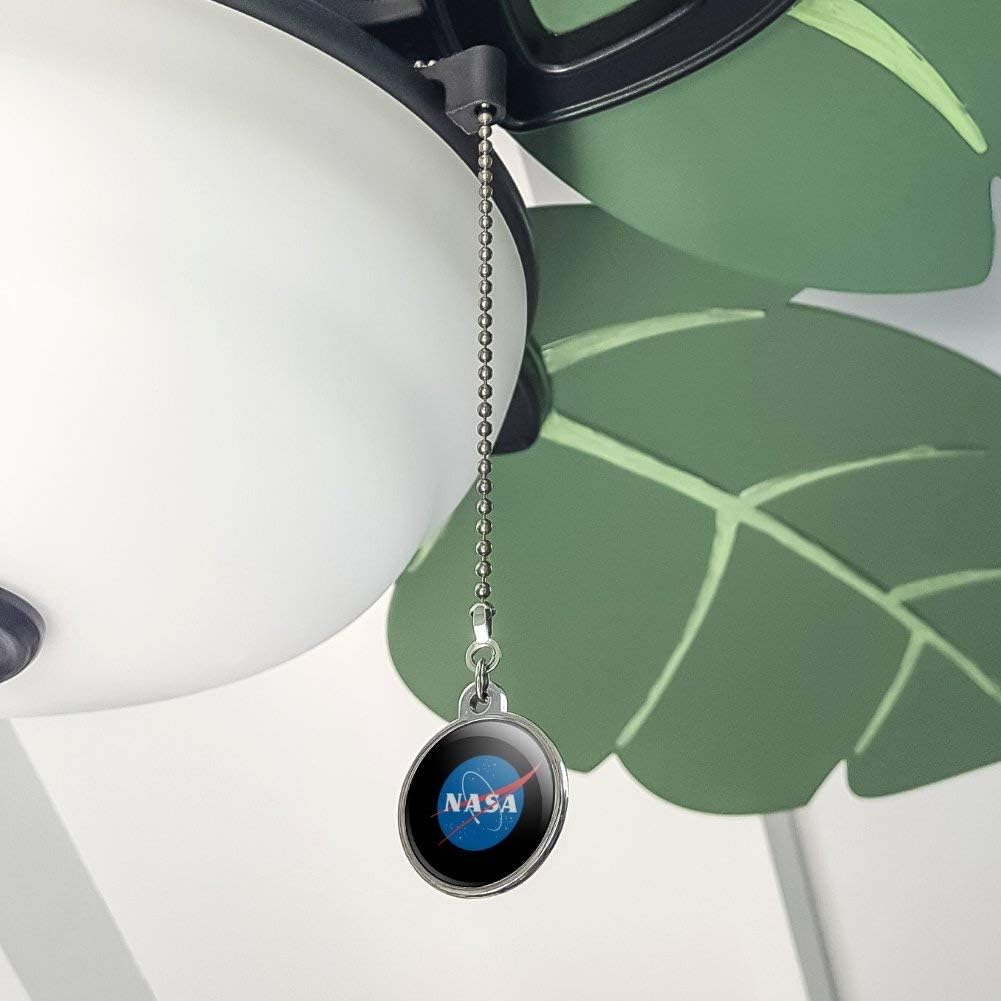 GRAPHICS & MORE NASA Official Meatball Logo Ceiling Fan and Light Pull Chain