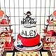 G-LOVELY’S Ninja CakeTopper, Ninja Tortendeko Geburtstag, Ninja Superhero Thema Geburtstagstorte Dekoration, Glitter Happy Birthday Kuchen Topper für Kinder Geburtstags Party Kuchen Deko