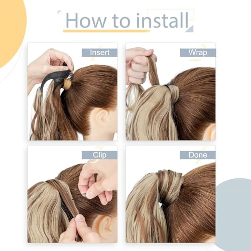 Silk-co 43cm-Coda di Cavallo Extension Finta Coda