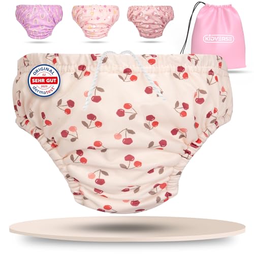KIDVERSE Schwimmwindel Baby Badehose bis zu 6 Monate -...