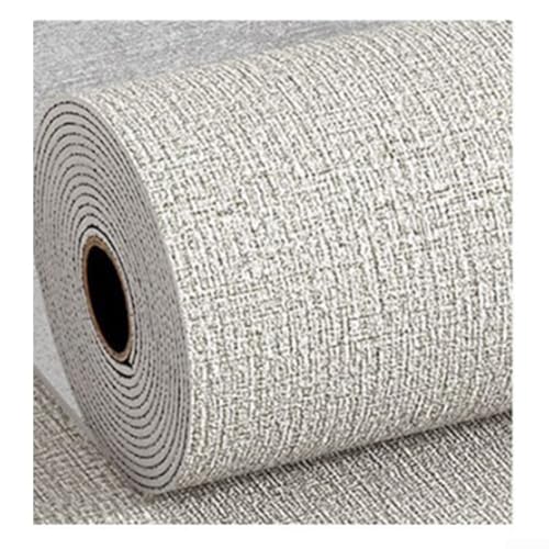 Honseadek - Papel pintado adhesivo impermeable, rodillo de reducción de ruido, aislamiento térmico, adhesivo de pared resistente a la humedad, mejora del hogar, 50 x 300 cm (gris)