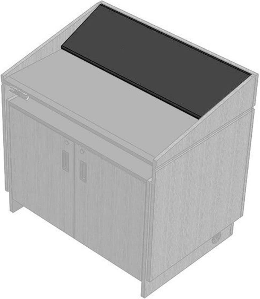 AVFI CNLYZ40 39-Inch Removable Console, Black Thermowrap Finish for use with PDYZ35 Height Adjustable Podium