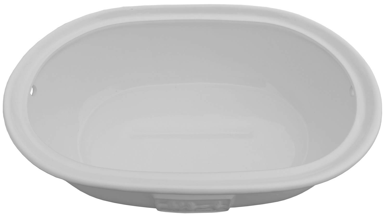 Carl Tode Brottopf Steingut weiß 36,5 cm – oval, Luftlöcher, ofenfest, spülmaschinenfest