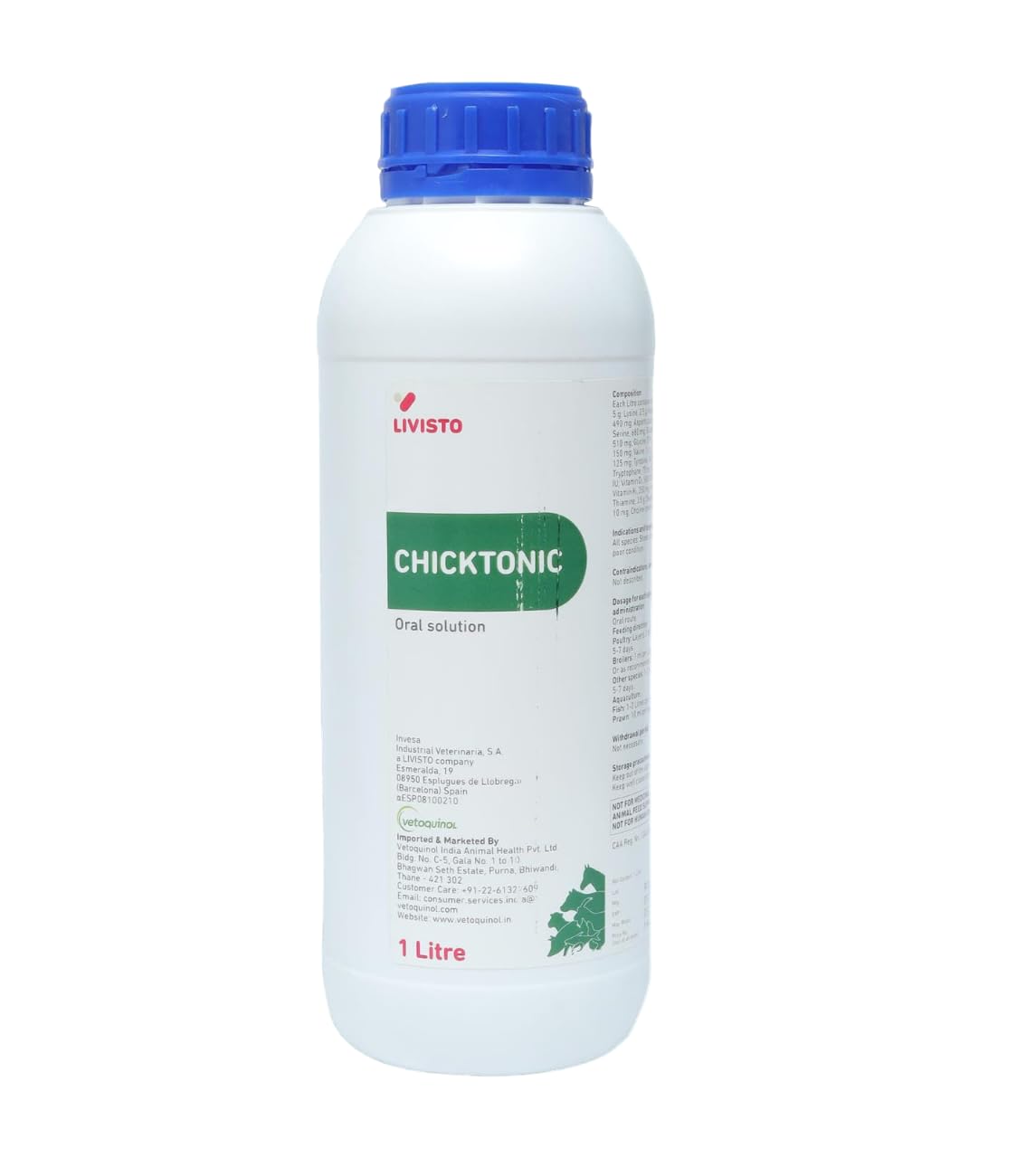 Chicktonic - Growth Promoter Supplement Oral Solution by Livisto (B0D3HWZYNY) Amazon Price History, Amazon Price Tracker