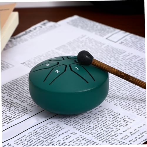 Tambor de Lengüeta de Acero Verde de 6 Notas 3 Pulgadas miniatura 4