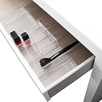 Hausfelder Drawer Makeup Organiser for Cosmetics and Make-Up Suitable for Malm Chest of Drawers Organiser System Dressing Table Storage Boxes (10 Pieces, for a Half Drawer)