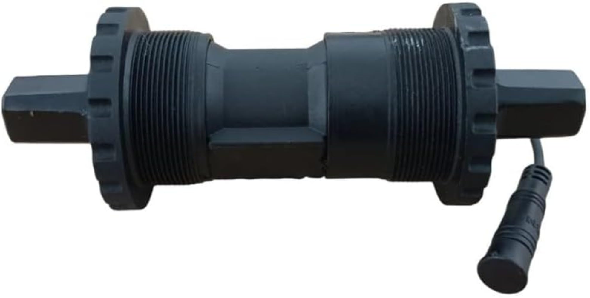 Tretlager mit integriertem PAS-Sensor Kompatibler Drehmomentsensor Ersatz Motorregler PAS 68mm Tretlagerbreite,128 mm Länge mit 6-poligem Stecker, Tretlager