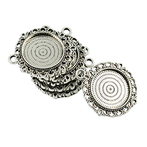 Baoblaze 10 Pezzi Ciondoli Spazi Vuoti Base