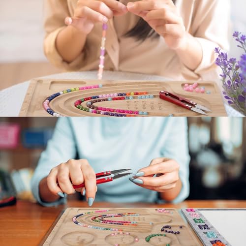 libfrnt Bead Design Board Set with Beading Mat and Tools Jewelry Making Kit by libfrnt - Image 4