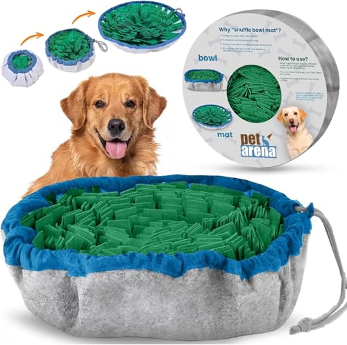 PET ARENA Adjustable Snuffle Mat Puzzle Feeder Toy for Dogs