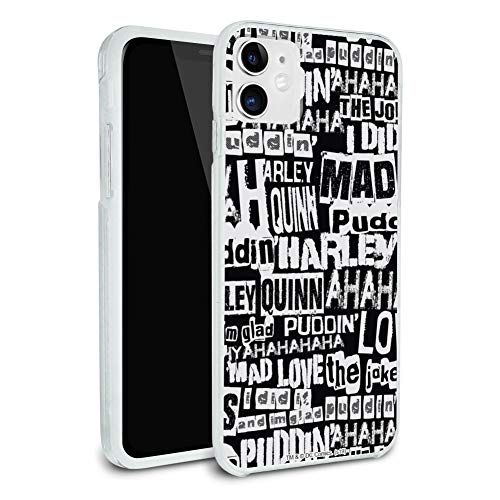Harley Quinn Ransom Pattern Protective Slim Fit Hybrid Rubber Bumper Case Fits Apple iPhone 8, 8 Plus, X, 11, 11 Pro,11 Pro Max