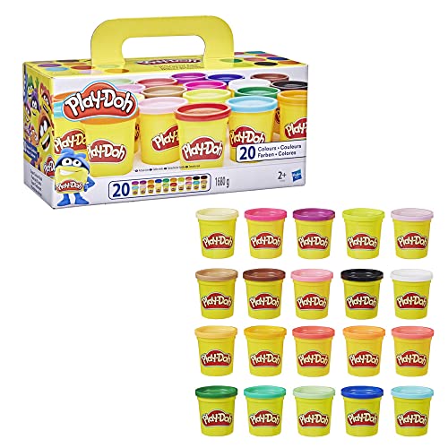 Play-Doh A7924EUC Super Farbenset (20er Pack), Knete für fantasievolles und kreatives Spielen – Bild 3