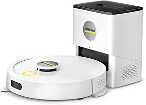 KÄRCHER Robot aspirateur RVC 3 Comfort Extra, 15 000 Pa, autonomie Jusqu’à 130 Min, contrôle Via Application, cartographie, Navigation Laser, capteurs Anti-Chute, vidange des saletés