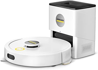 KÄRCHER Robot aspirateur RVC 3 Comfort Extra, 15 000 Pa, autonomie Jusqu’à 130 Min, contrôle Via Application, cartographie, Navigation Laser, capteurs Anti-Chute, vidange des saletés