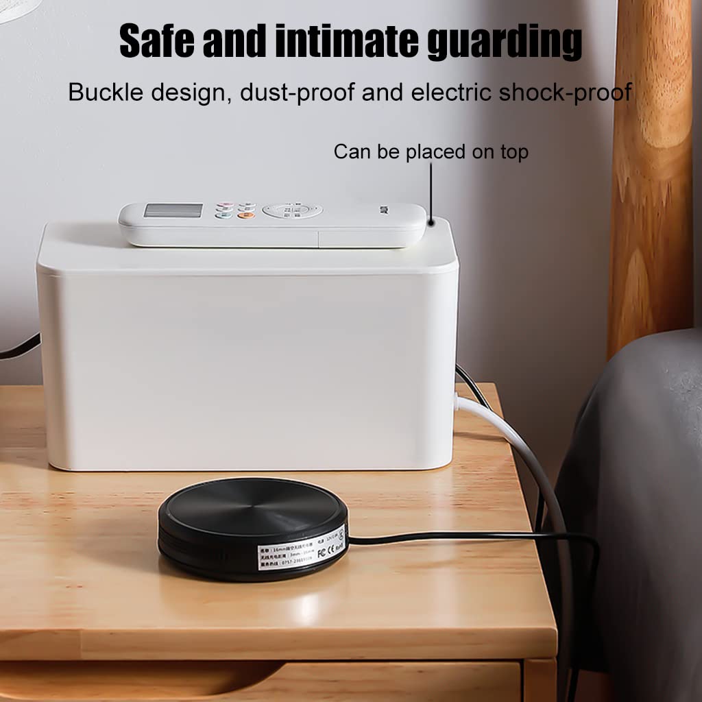 Praktische Kabelbox für Zuhause, Schlafsaal, Büro, Kabelschutz für Hülle, Anti-Verdrehung, Stromkabel, Aufbewahrung, Organizer