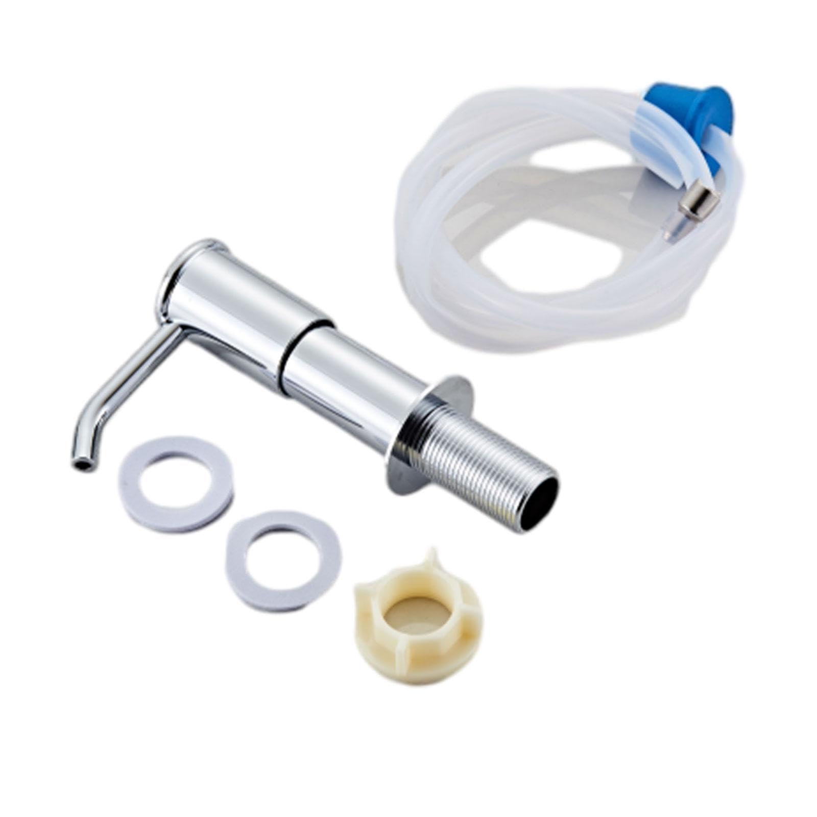 lotion pump extension tube extension tube kitchen sink liquid soap dispenser silver bath accessory sets bath home & garden