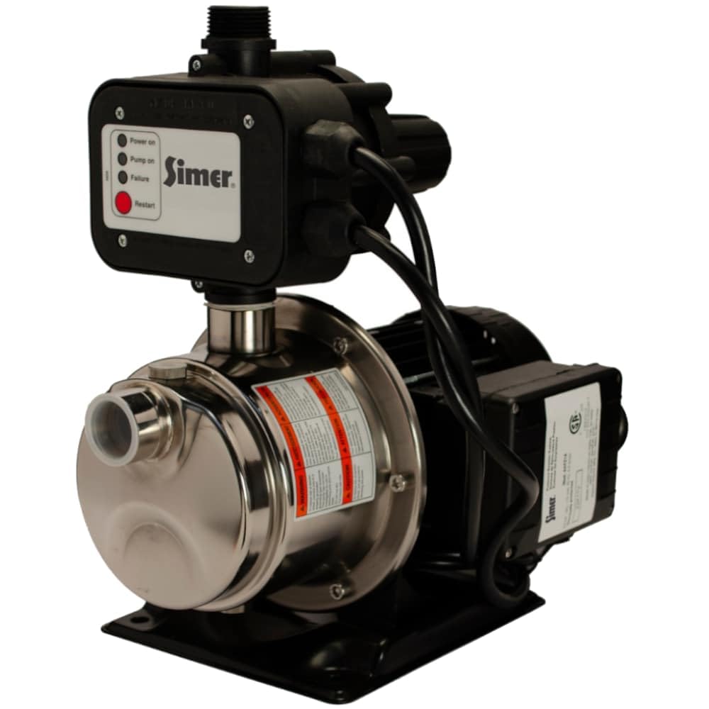 Simer 4075SS-01 3/4 HP Pressure Booster Pump