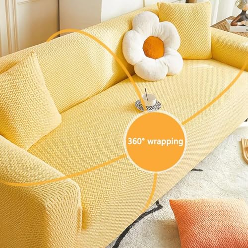 Housse de canapé extensible lavable et facile à installer pour salon moderne - 4