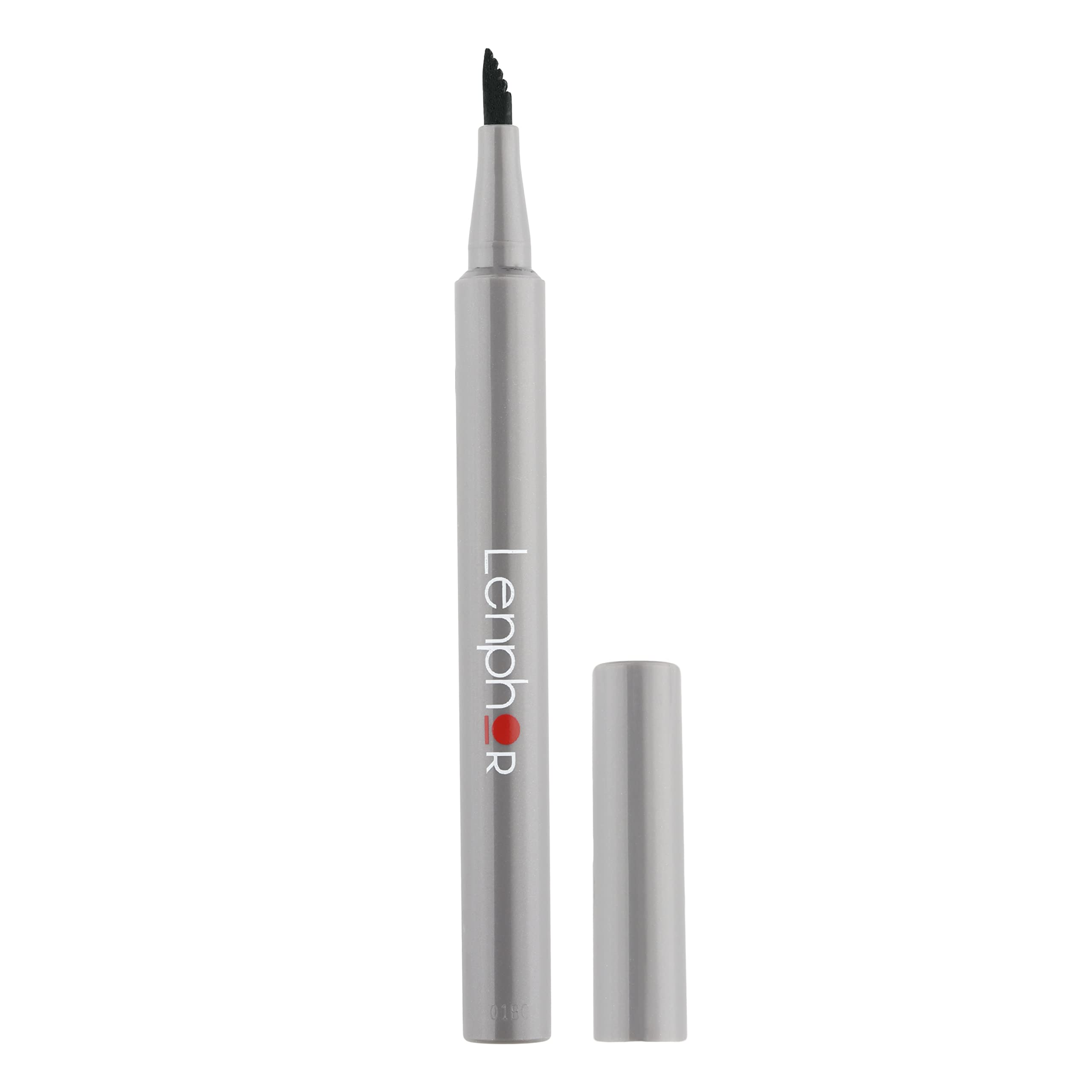 Lenphor Get Set Eyebrow Definer, Eyebrow Pencil Enhancer comes with microblading + brow filler, Smudge Proof, Long lasting & Waterproof, Eye Makeup Pen, Eyebrow Shaper for Women & Girls, Black, 1.2ml