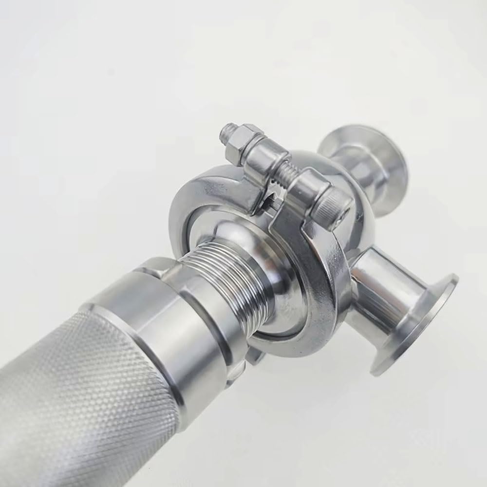 Valvole Di Sicurezza Regolabili Igieniche SS304/316L | Tri Clamp Da 1", 1-1/4", 1-1/2", 2", Guarnizione In EPDM, 0,1-4 Bar For Uso Alimentare/bevande/farmaceutico(SS304,2")