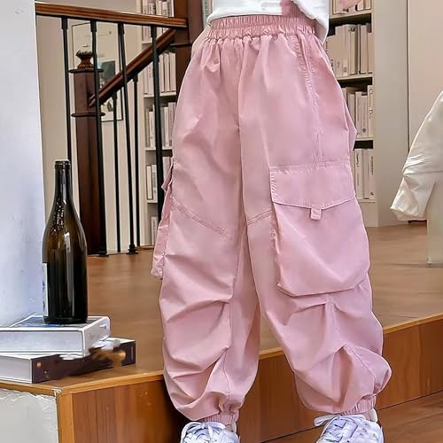 Pantalones holgados de niña que eliminan rozaduras con textura suave para verano 2