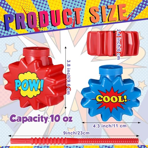 Maxcheck MAXCHECK-CUPS-56 Hero Comic Themed Party Favor Gift Supplies Hero Cups thumb #1