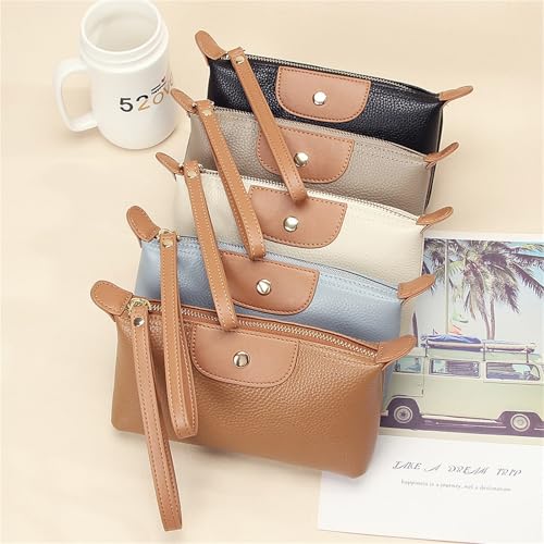 Wallet Long Large Capacity Clutch Bag Light Fashion Versatile Zipper Hand Coin Purse(White)3