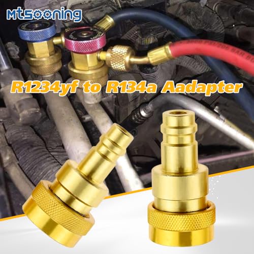 Adaptador de conversión R1234yf a R134a para aire acondicionado miniatura 2