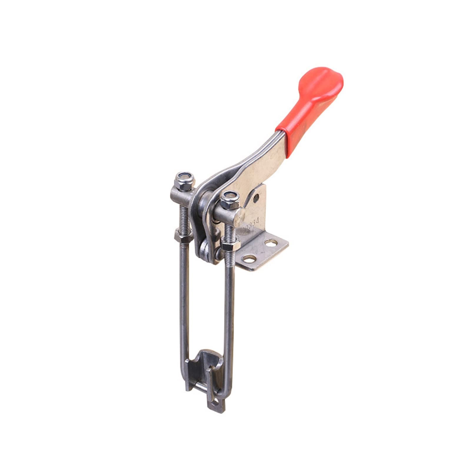 yaoqijie - 1 pieza de hierro galvanizado, cierre de palanca ajustable, clip rápido, caja de herramientas para el hogar, caja de accesorios, cierre de palanca de metal duradero (color: 100)