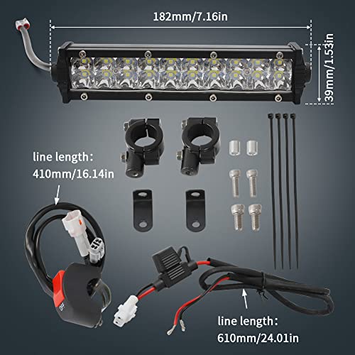 Motoparty MTP-M00W0815 Led Light Bar For Klx110 Crf110 Ttr110 Yz250F thumb #1