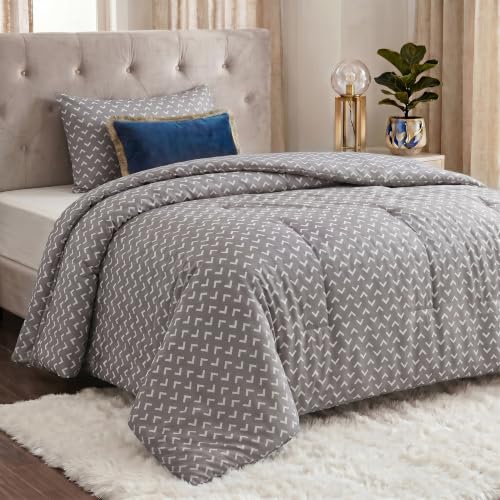 Image of Utopia Bedding 2 Pc Twin Comforter Set, Printed Comforter, Arrows White