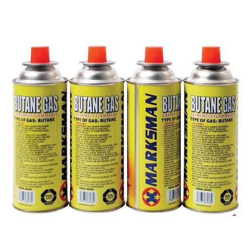 8 Butane Gas Bottles Heater Cooker Canister Camping BBQ Home