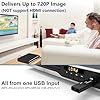 DVD Player, Region Free DVD Players for CD/DVD's, Compact DVD Player Supports NTSC/PAL System with RCA Stable Outputs/USB 128G Input, Contains Remote Control and RCA Cable-Not Support HDMI #4