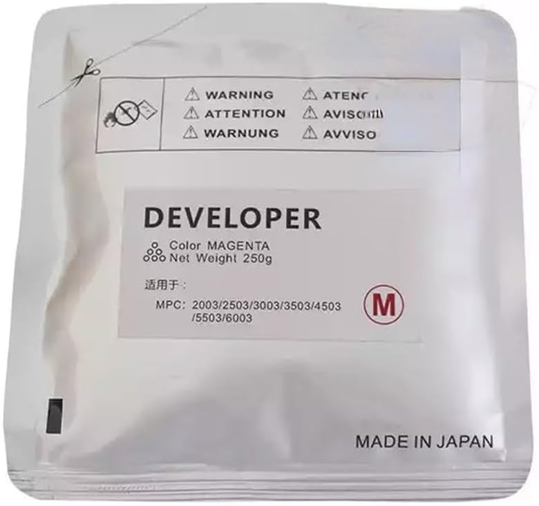 OEM 200g 4pcs for CYMK Developer para for Sharp MX51 Compatible (Color : BK)