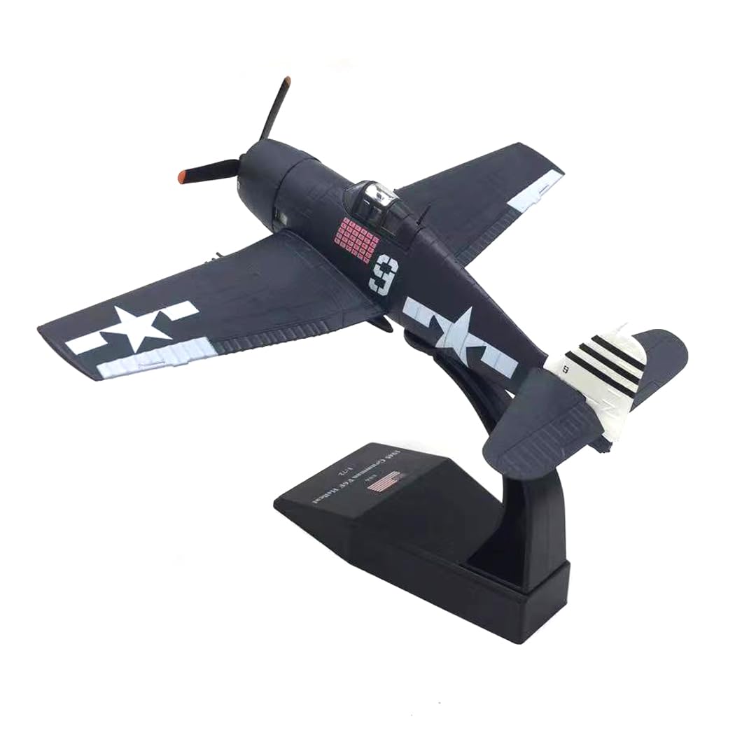 Enatuhter Diecast Airplanes 1/72 Scale Model Aircraft US F6F Hellcat Fighter Jet Plane Model Attack Plane Military Airplane Models for Adults