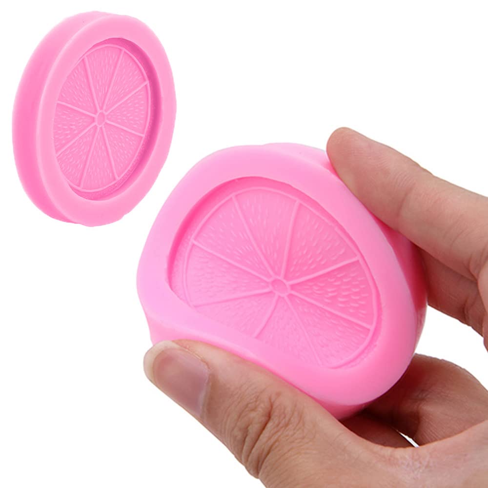 Lot De 6 Moules En Silicone Citron 3D - Pour Gâteaux, Mousses, Desserts (réutilisable, Antiadhésif, Lavable Au Lave-vaisselle)