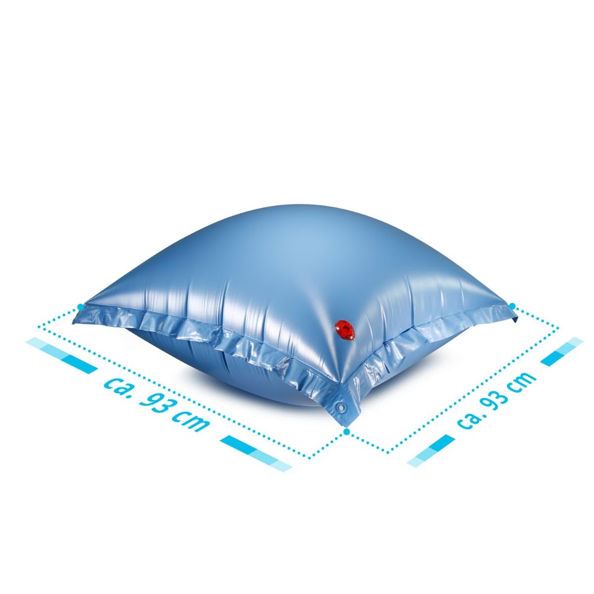 2er Set XXXL Luftkissen für Winterabdeckplanen 160x160cm diagonal Pool Luftpolster Kissen Abdeckplane Plane Winterschutz