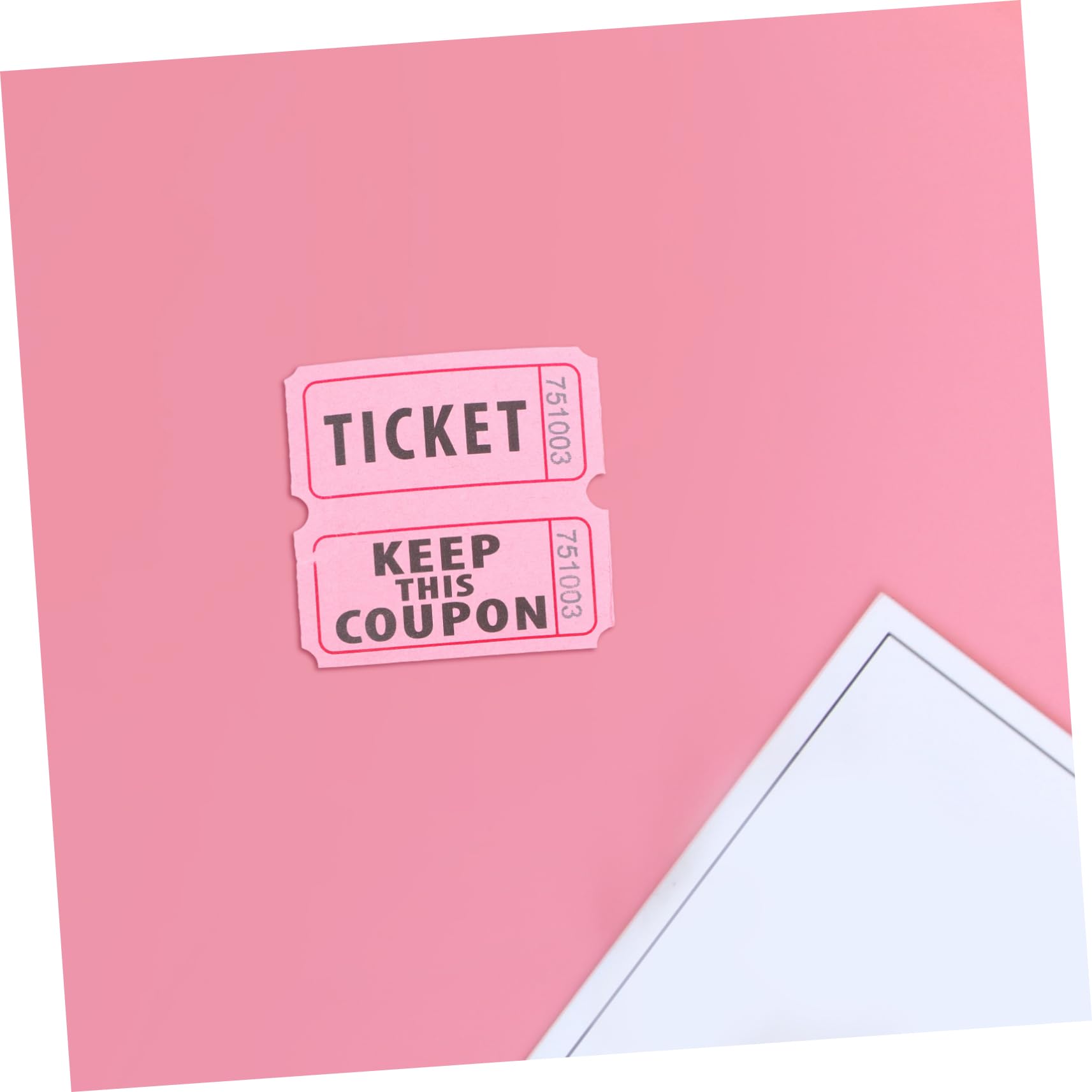 GALPADA Boletos de Rifa para Carnaval Fiestas y Eventos Papel para Sorteo Boletos de Reclamo para Celebraciones Regalos y Festivales Unidades Rollo