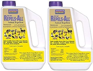 Bonide Products 2361 Repel Granules Animal Repellent, 3-Pound, Pack of 2