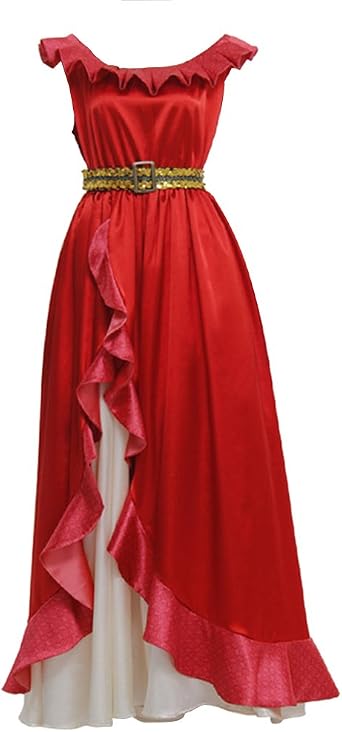 CosplayDiy Womens Dress for Princess Elena Dress Costume Halloween Cosplay Princess Fancy Dress Outfit