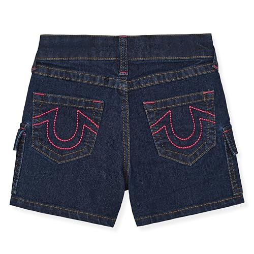 Image of True Religion Girls Jeans Shorts Set Girls Denim Short and Fashion Tee Shirt Clothing Set for Kids