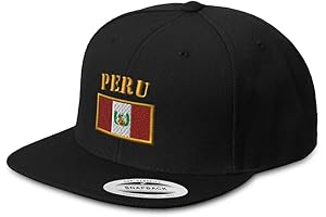 Speedy Pros Peru Hat: Embroidered Flat Bill Cap for Supporters