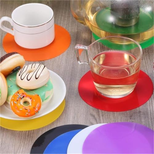 Dessous de verre silicone de qualité supérieure avec isolation thermique